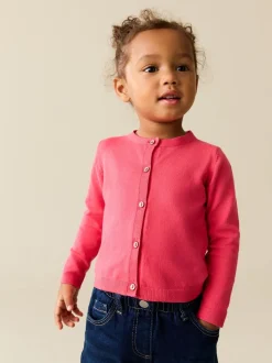 Fluro Pink Cardigan (3mths-10yrs)