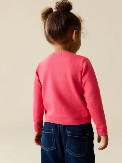 Fluro Pink Cardigan (3mths-10yrs)