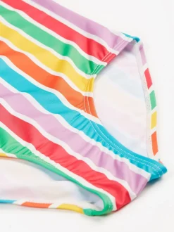 Frugi Blue Rainbow Marina Swimsuit Swimwear