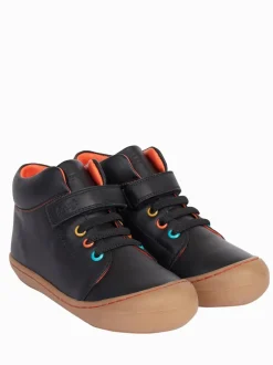 Frugi Cape Stretch Lace Black Boots