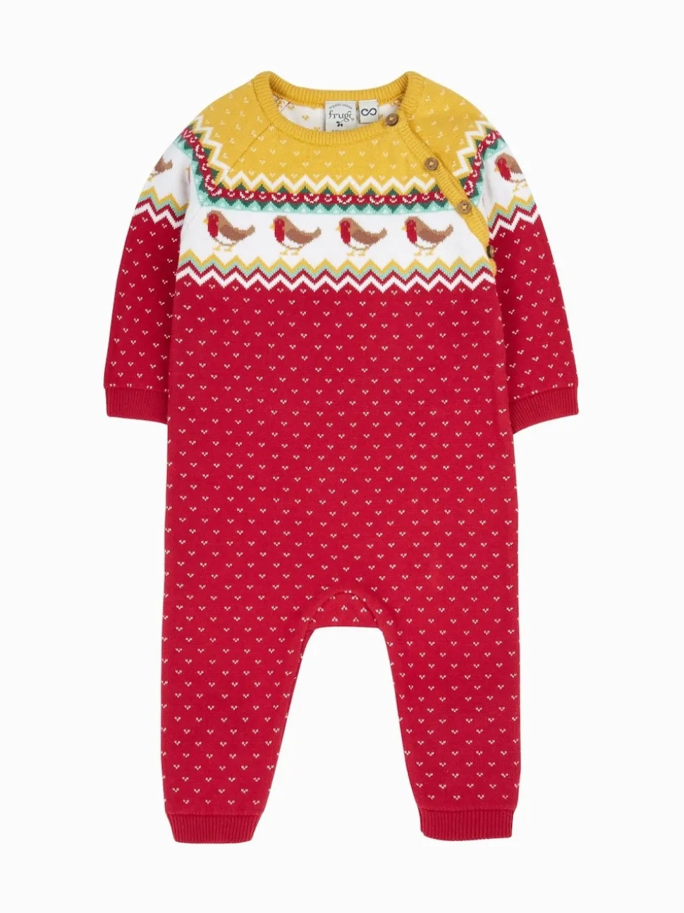 Frugi Christmas Knitted Romper