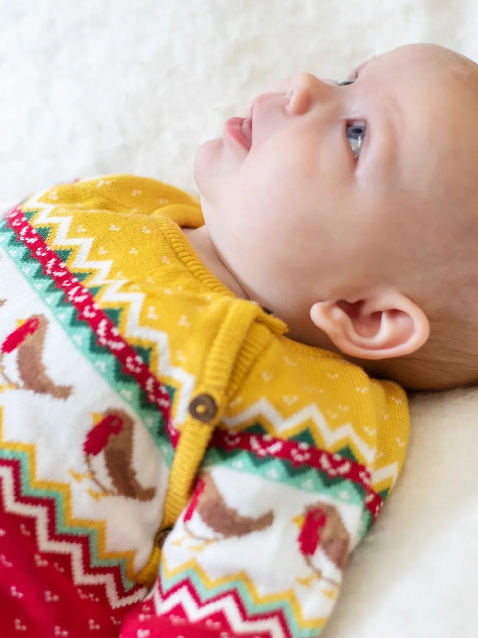 Frugi Christmas Knitted Romper