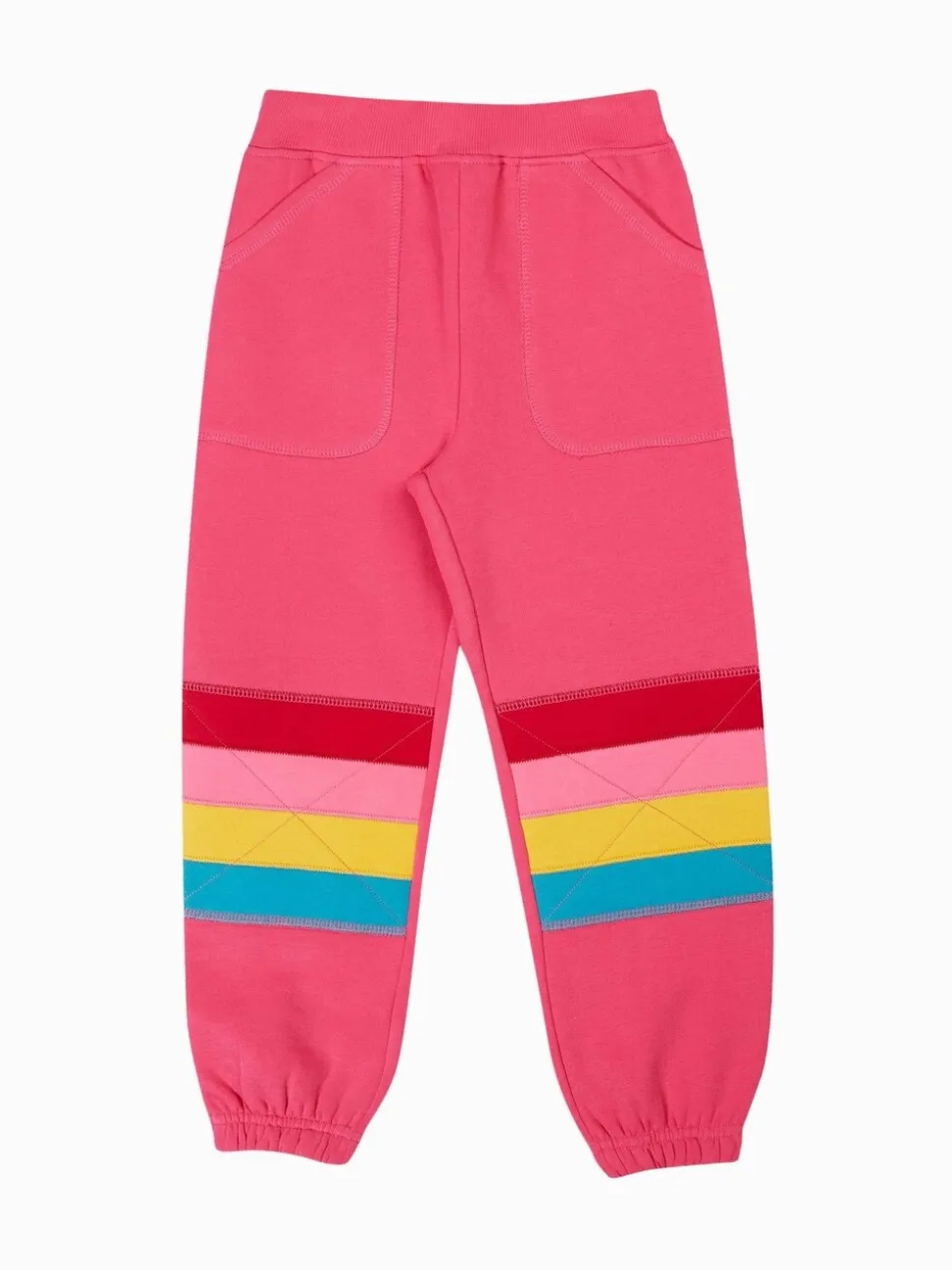 Frugi Pink Malpas Applique Joggers