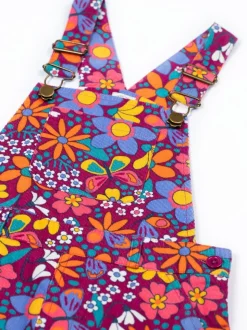 Frugi Purple Frida Flared Dungaree
