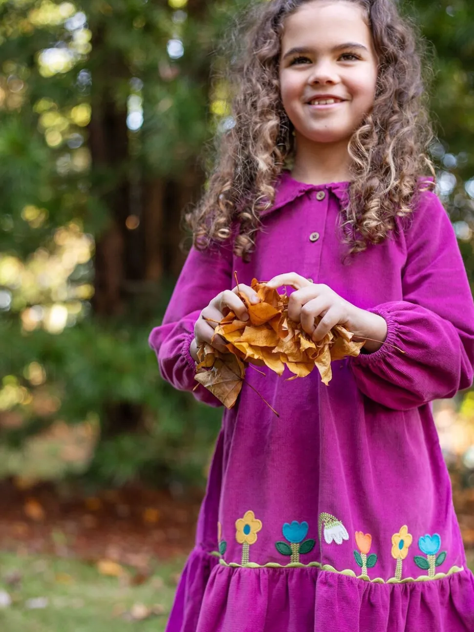 Frugi Purple Holly Dress