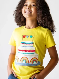 Frugi Yellow Celebration T-Shirt