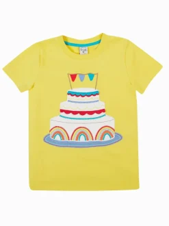 Frugi Yellow Celebration T-Shirt