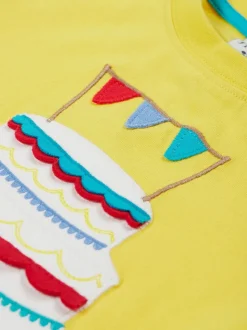 Frugi Yellow Celebration T-Shirt