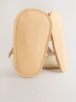 Gold Baby Fisherman Sandals (0-24mths)