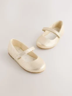 Gold Standard Fit (F) Mary Jane Touch Fastening Occasion Shoes