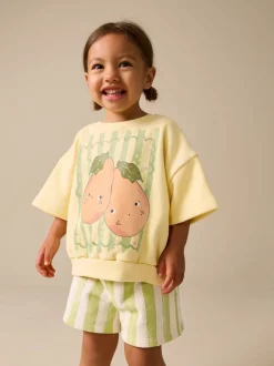 Green Fruit Top and Shorts Set (3mths-7yrs)