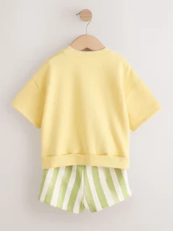 Green Fruit Top and Shorts Set (3mths-7yrs)