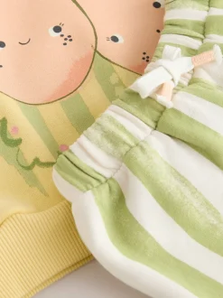 Green Fruit Top and Shorts Set (3mths-7yrs)