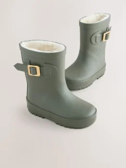 Green Buckle Wellies