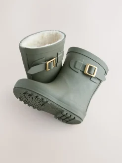 Green Buckle Wellies