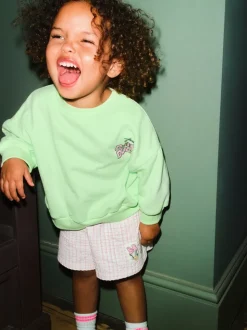Green Daisy Duck Shorts Set (3mths-7yrs)