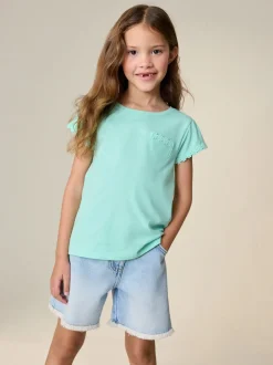 Green Daisy Pocket T-Shirt (1.5-16yrs)