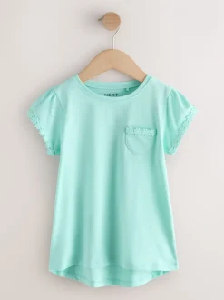 Green Daisy Pocket T-Shirt (1.5-16yrs)