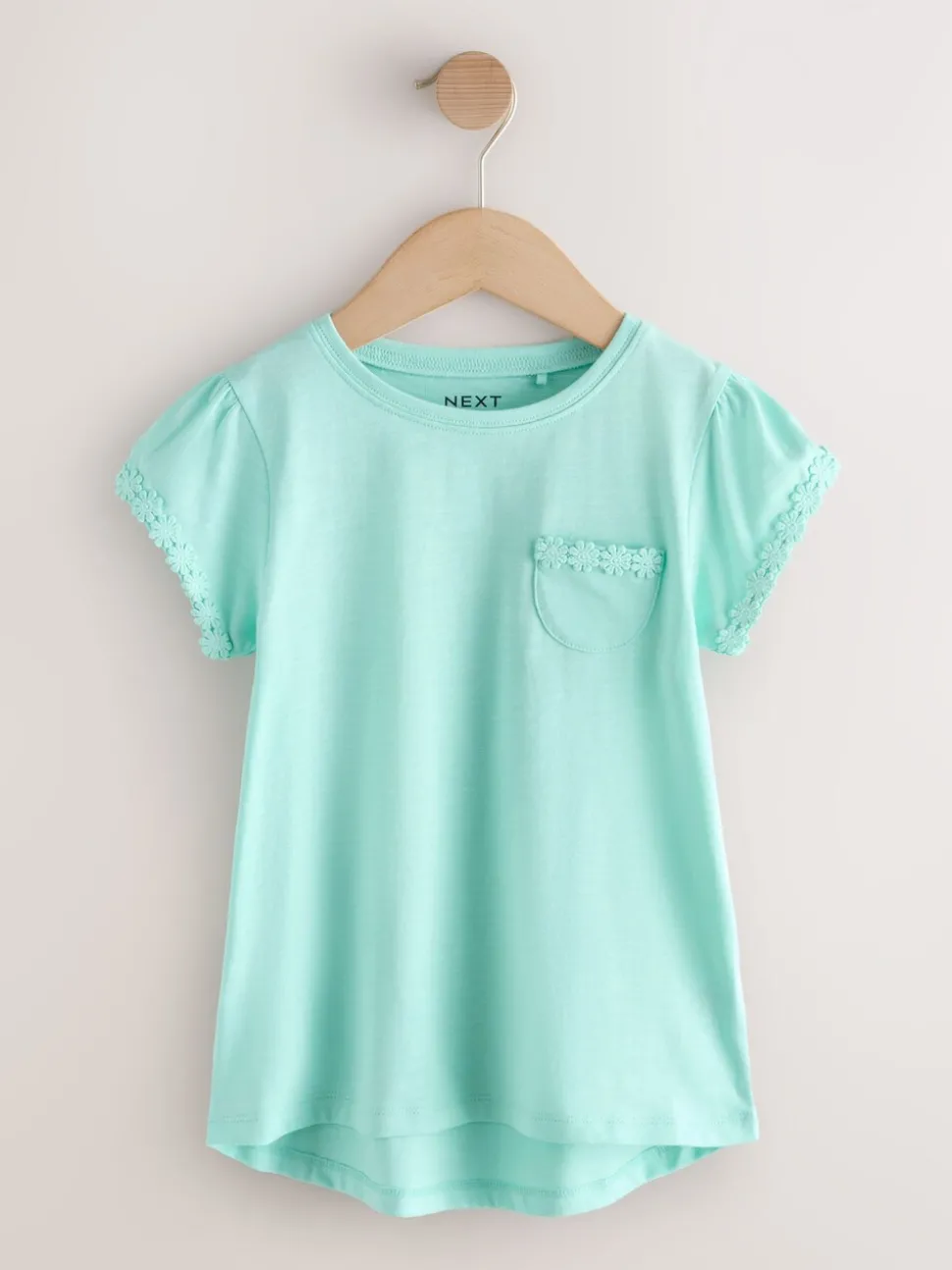 Green Daisy Pocket T-Shirt (1.5-16yrs)