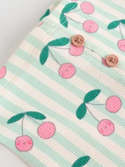 Green/Ecru Baby Sweatshirt and Leggings 2 Piece Set (0mths-2yrs)