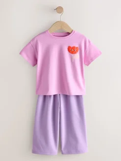 Green/Pink Top & Trousers Set 2 Pack (3mths-7yrs)