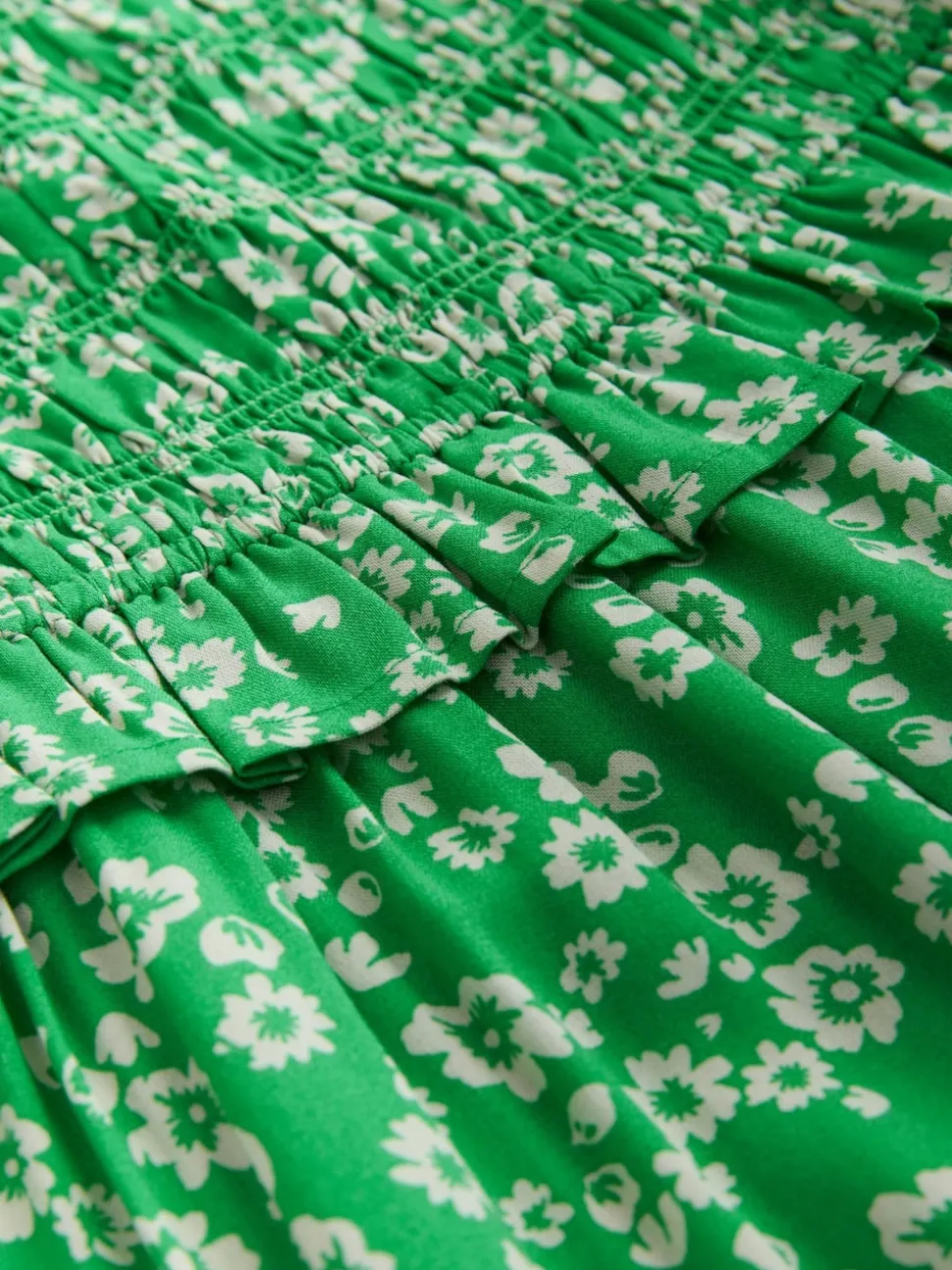 Green Shirred Jumpsuit (3-16yrs)