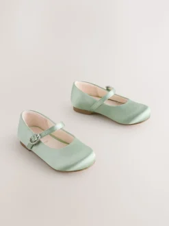 Green Standard Fit (F) Flower Girl Occasion Mary Jane Shoes
