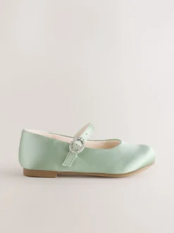 Green Standard Fit (F) Flower Girl Occasion Mary Jane Shoes