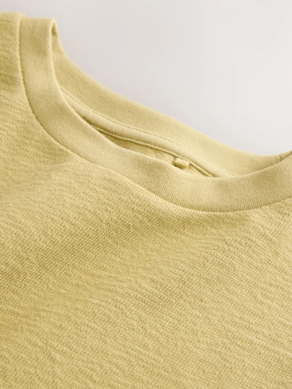 Green Textured Long Sleeve Top (3-16yrs)