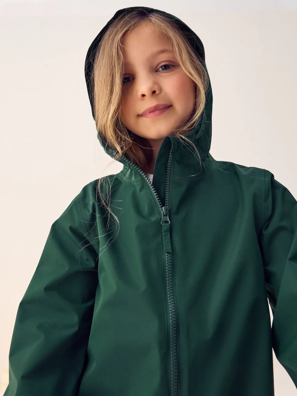Green Zip Hooded Waterproof Puddlesuit (12mths-10yrs)