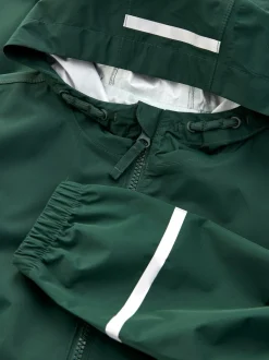 Green Zip Hooded Waterproof Puddlesuit (12mths-10yrs)