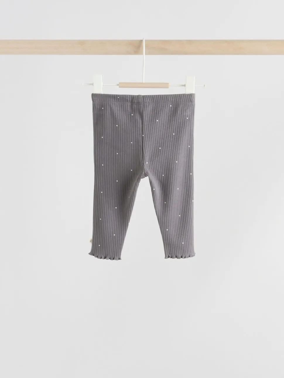 Grey Floral Baby Long Sleeve Top and Leggings with Gilet Set 3 Piece (0mths-2yrs)