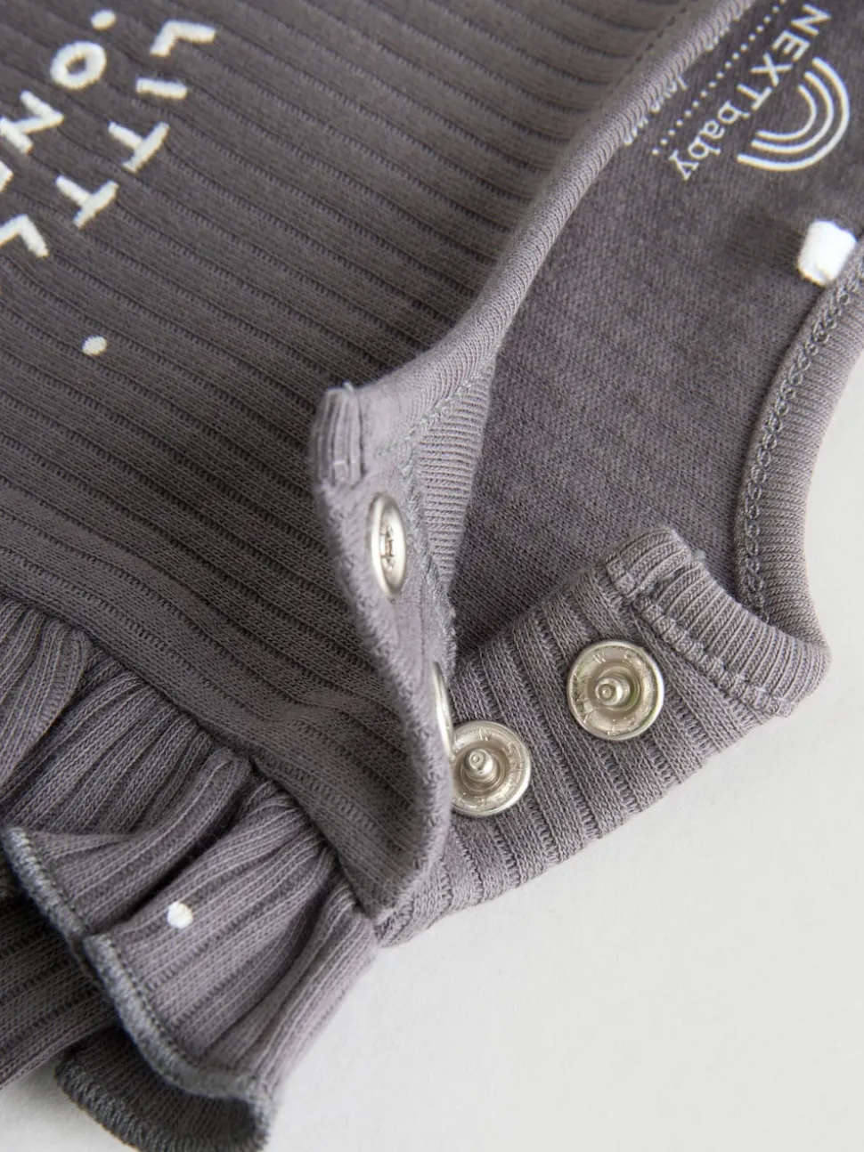 Grey Floral Baby Long Sleeve Top and Leggings with Gilet Set 3 Piece (0mths-2yrs)