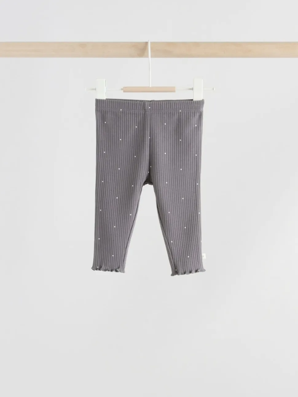 Grey Floral Baby Long Sleeve Top and Leggings with Gilet Set 3 Piece (0mths-2yrs)