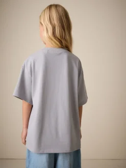Grey Lilo & Stitch Oversized Graphic T-Shirt (3-16yrs)