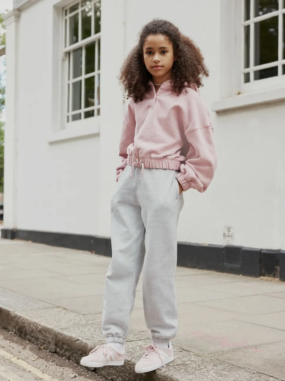 Grey Oversized 90s Joggers (3-16yrs)