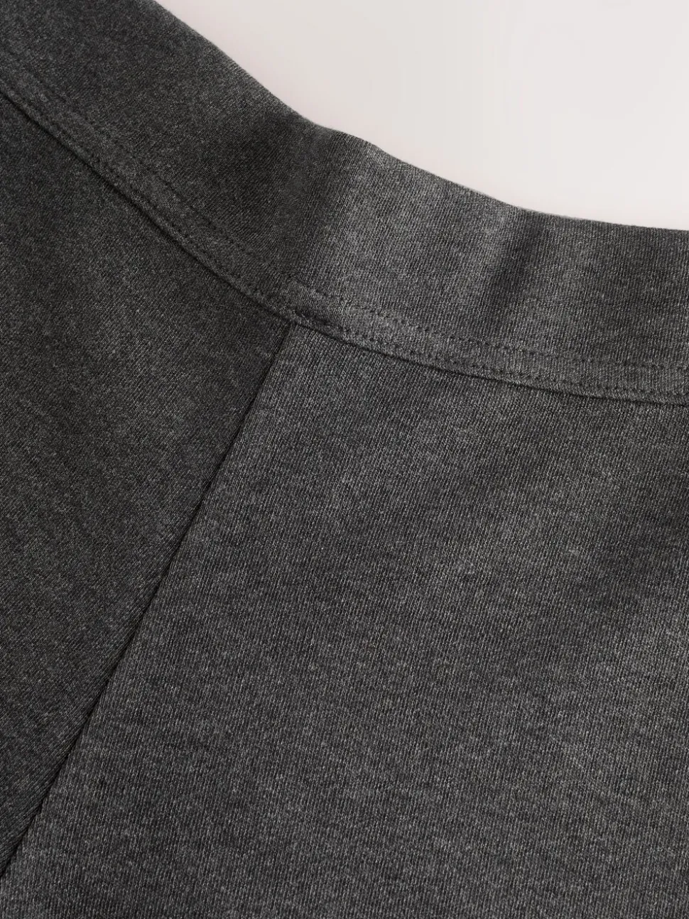 Grey Pull-On Cotton Rich Jersey Stretch Wide Leg Trousers (3-17yrs)