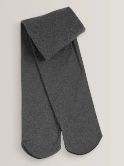 Grey Regular Length 2 Pack 80 Denier School Tights
