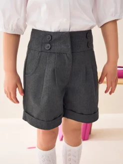 Grey School Shorts (3-16yrs)