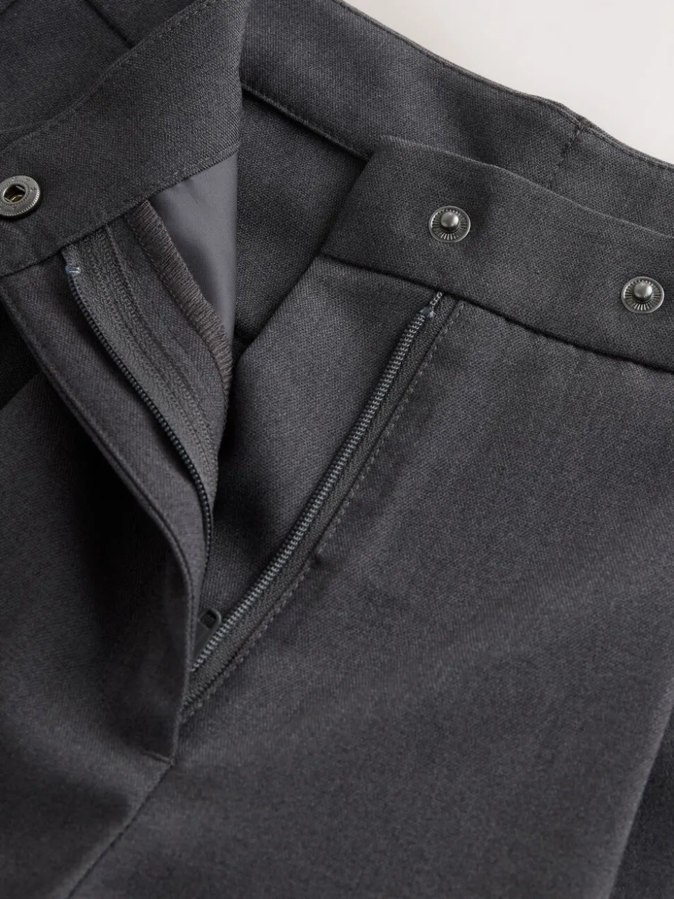 Grey Shorter Length Senior Wide Leg School Trousers (9-18yrs)