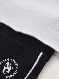 Grey Slogan Hoodie And Leggings Set (3-16yrs)