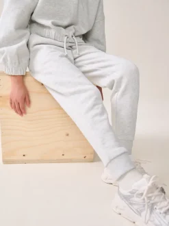 Grey Soft Jersey Regular Fit Joggers (3-16yrs)