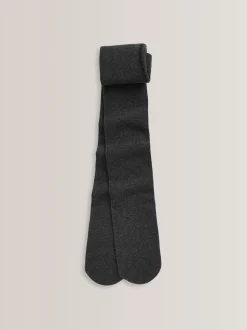 Grey Thermal School Tights