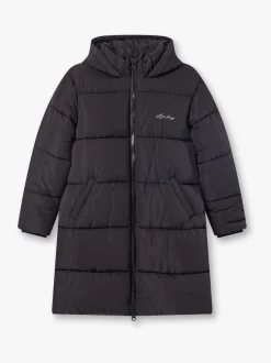 Gym King Black Long Line Puffer