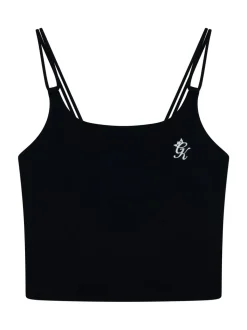 Gym King Black 365 Long Line Tank