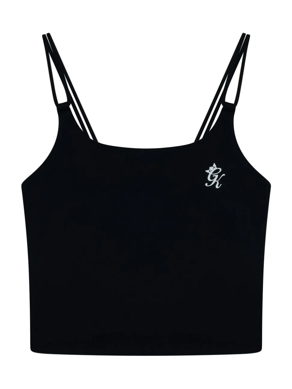Gym King Black 365 Long Line Tank