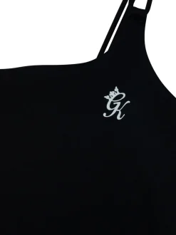 Gym King Black 365 Long Line Tank