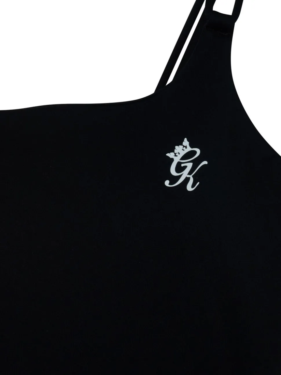 Gym King Black 365 Long Line Tank