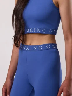 Gym King Blue Impact Leggings
