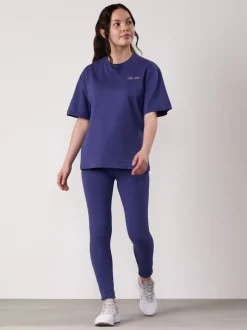 Gym King Blue Script Boyfriend T-Shirt